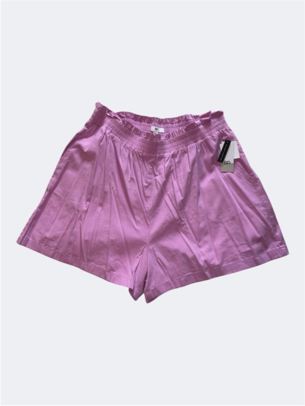 bp Purple Tulip Elastic Waistband Shorts‎ with Pockets